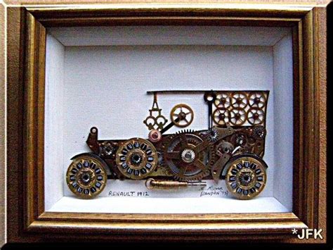 old metal car shadow box picture|Antique Car Shadow Box .